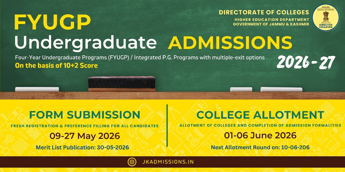 UG Admissions 2026-27